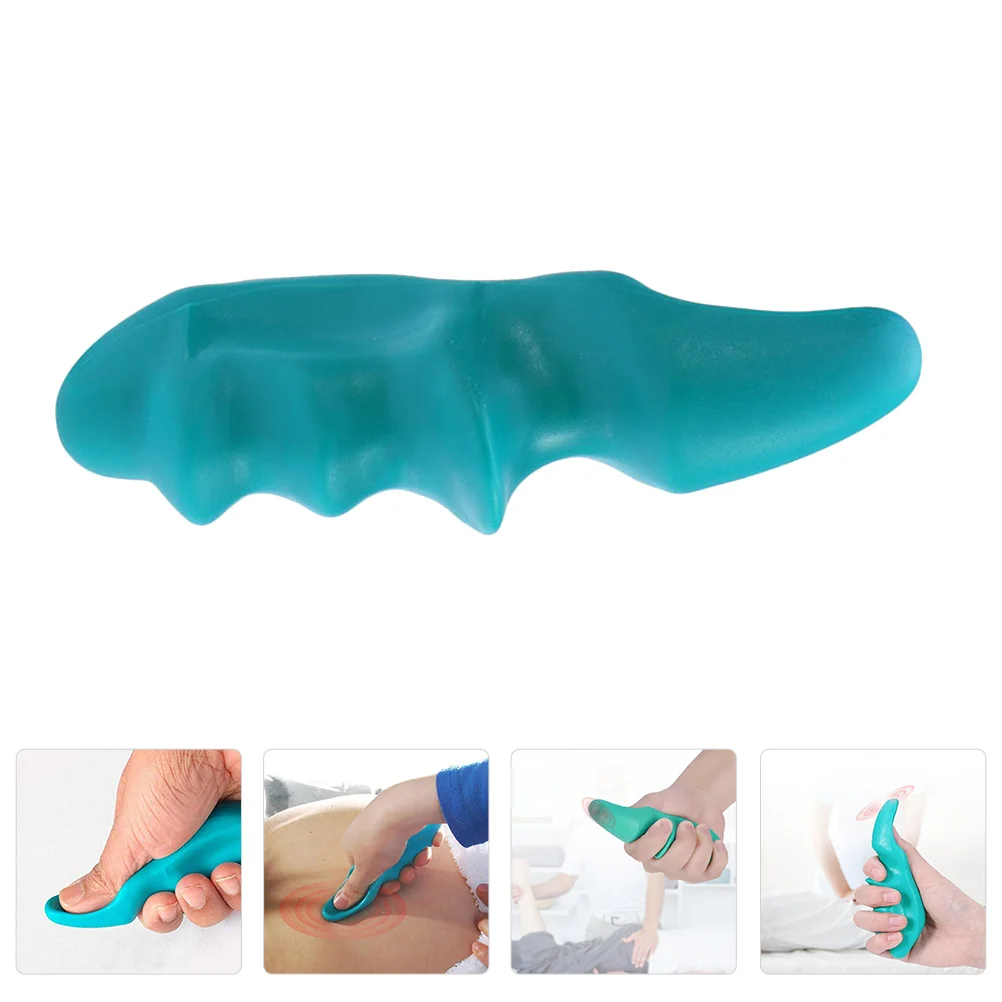 

2pcs Acupressure Massager Tools Soothing Finger Pain Relief Ergonomic ABS Thumb Massager Green Small Lightweight Portable