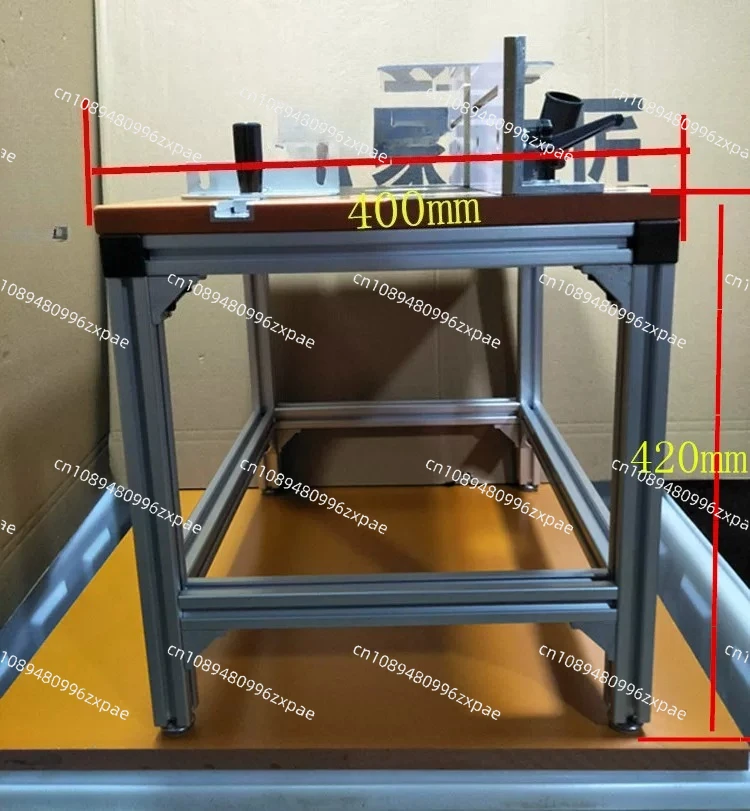 Complete Set Bakelite Milling Woodworking Bench, Woodwork Table System W/ Router Table Lifting Insert Plate, Fence, Miter Gauge