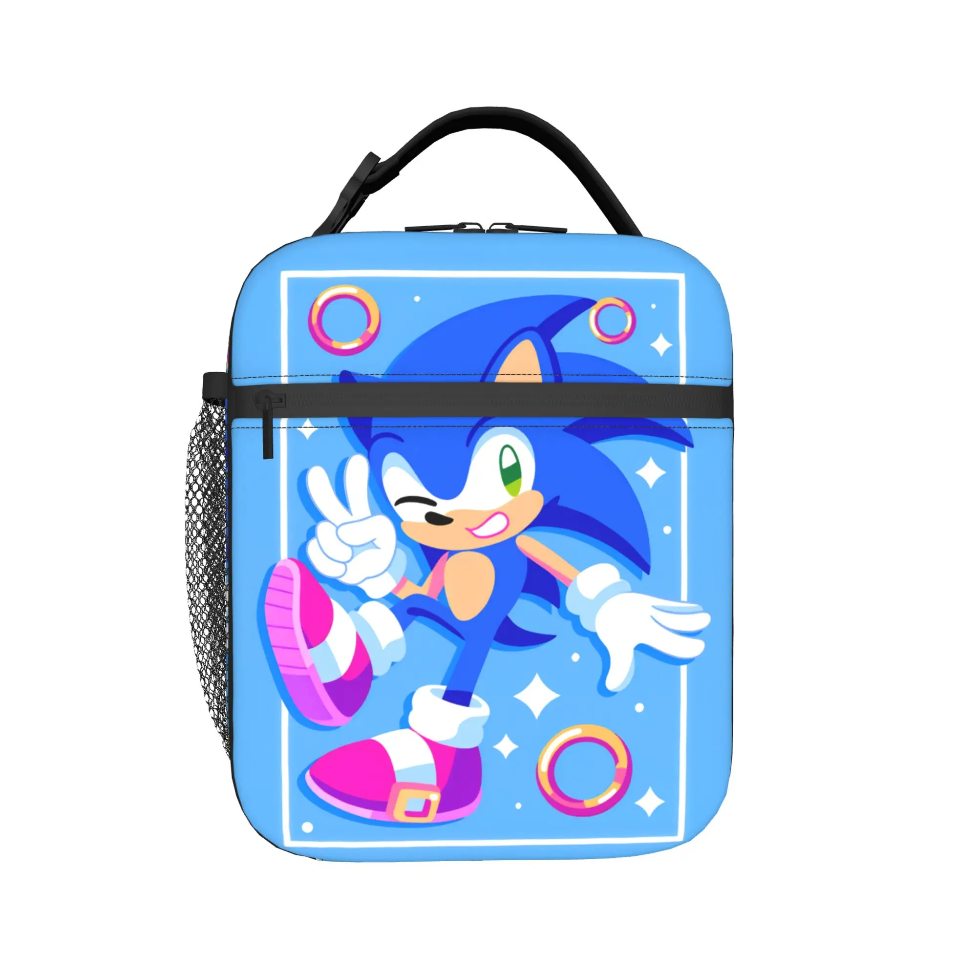 Cartoon Sso-Nnic Lunch Bag For Child  Custom School Lunch Box Leisure Portable Oxford Cooler Bag