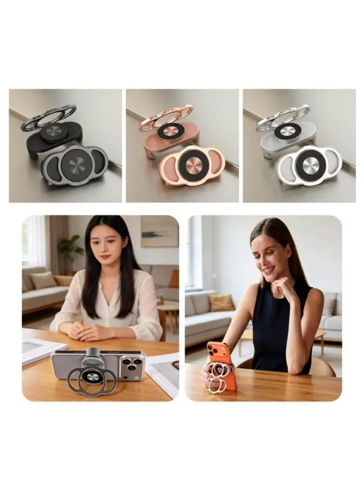 R53C Slip Resistant Phone Holder With Detachable Grip For Phone 17 16 Secure Mounting Compact Design
