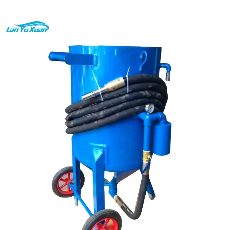 

Industrial wet media blasting machine sandblaster for automotive restoration