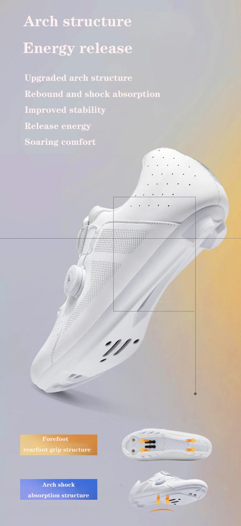 2025 Fahrradschuhe Rennrad Herren Damen Große Größe bis 48 # Racing SPD Cleat Professionelle selbstsichernde MTB-Fahrrad-Sneaker Unisex – Detail 3