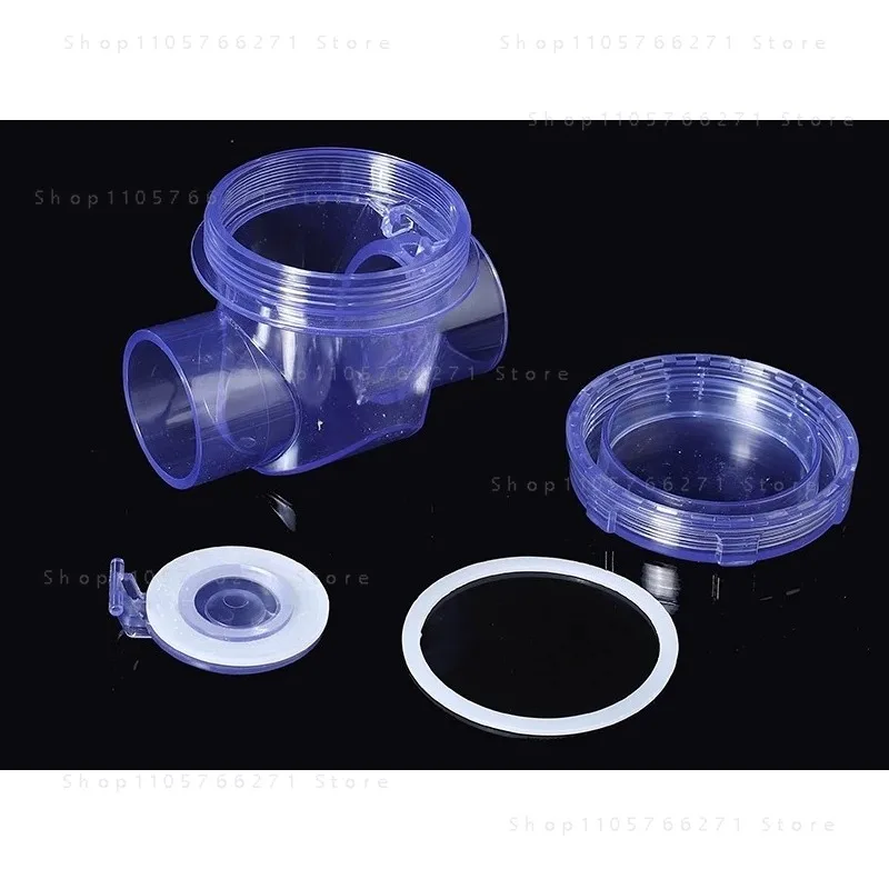 PVC transparent visible check valve for odor prevention and backflow,one-way check valve for kitchen drainage pipe sink  sewer