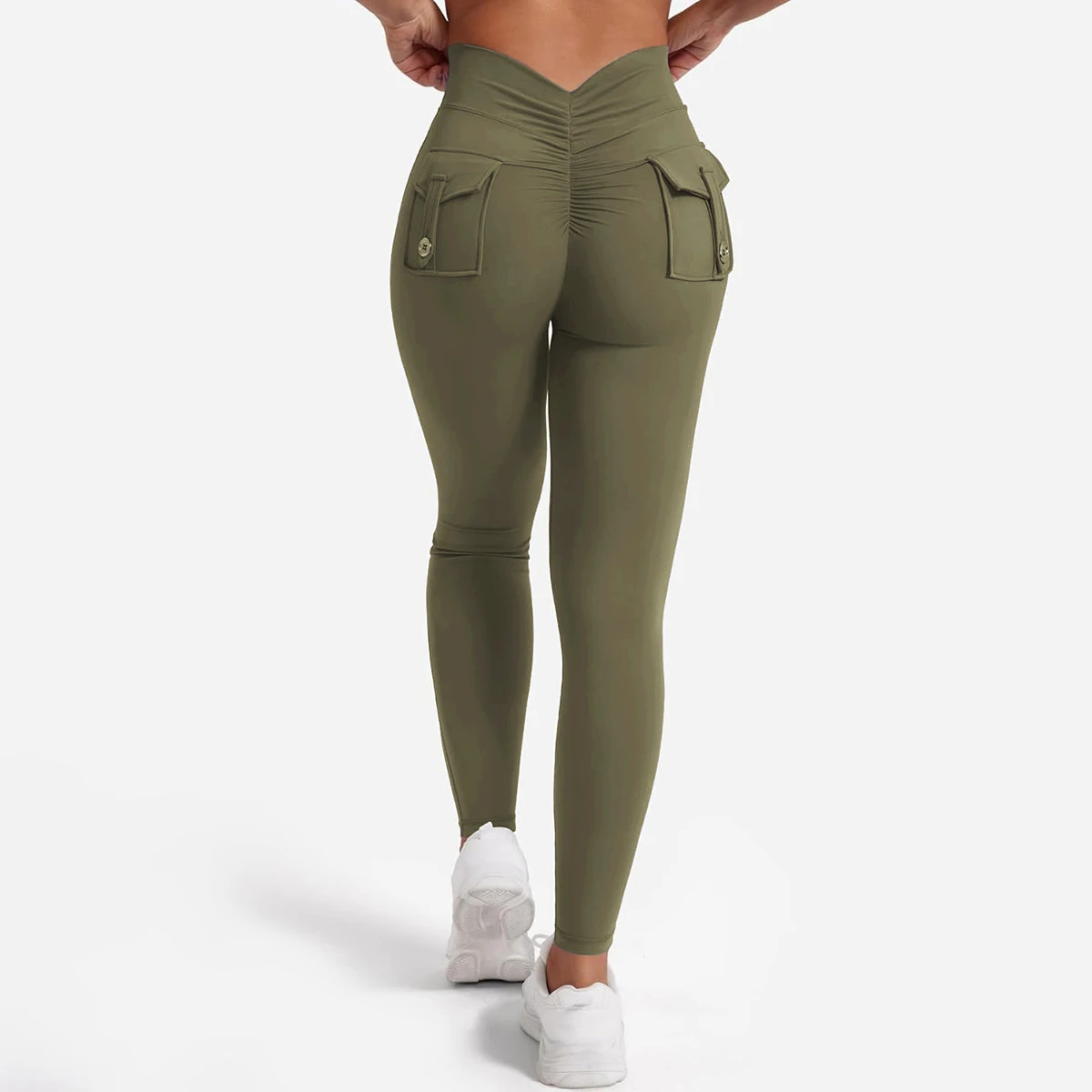 Heißer Verkauf Strumpfhosen Mit Taschen frauen Hohe Taille Elastische Yoga Hosen Workout Laufen Fitness Leggings