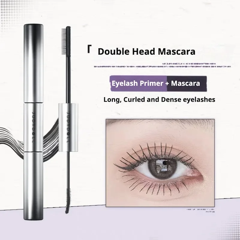 Judydoll Steel Pipe Mascara Double-head Lengthening Curling Portable Waterproof Sweatproof Thick Silk Fiber Eyelash Extensions