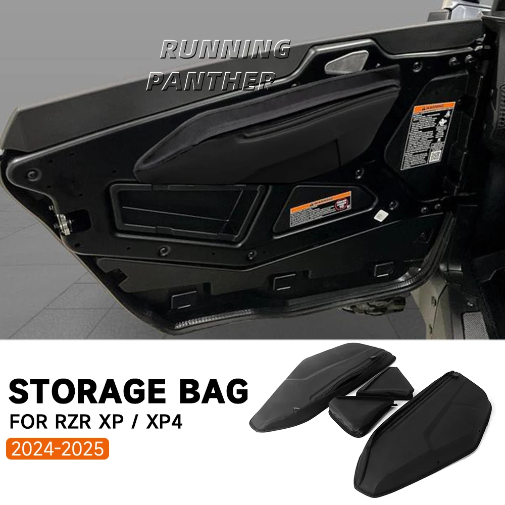 For Polaris RZR XP 4 XP 1000 Ultimate Sport Premium 2024 2025 Motorcycle Side Door Storage Bags Waterproof UTV Accessories New