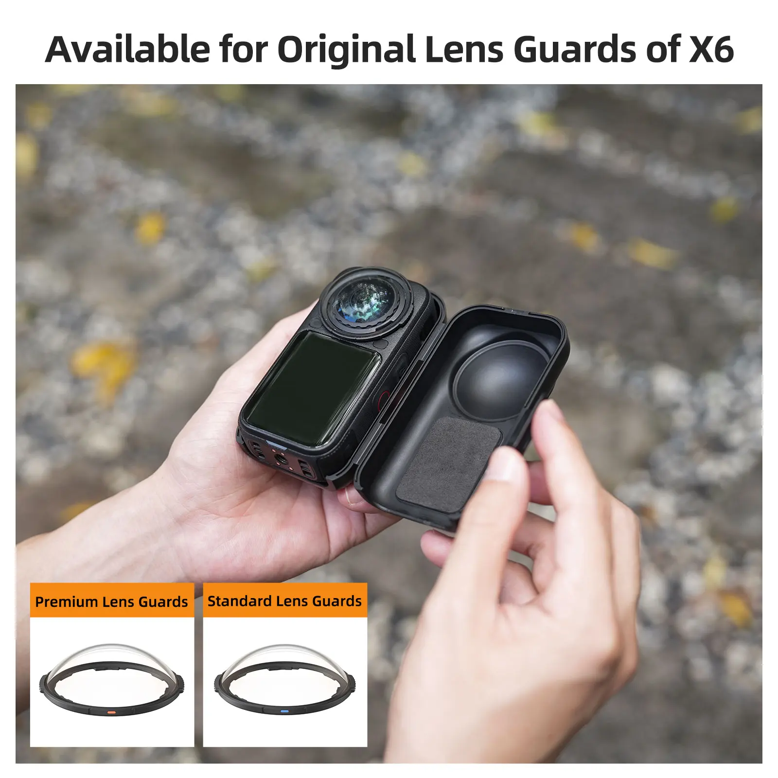 For Insta360 X6 Panoramic Camera Protective Case Anti Scratch Scratch-Resistant Full-Body Protection for Insta360 X6 Accessories