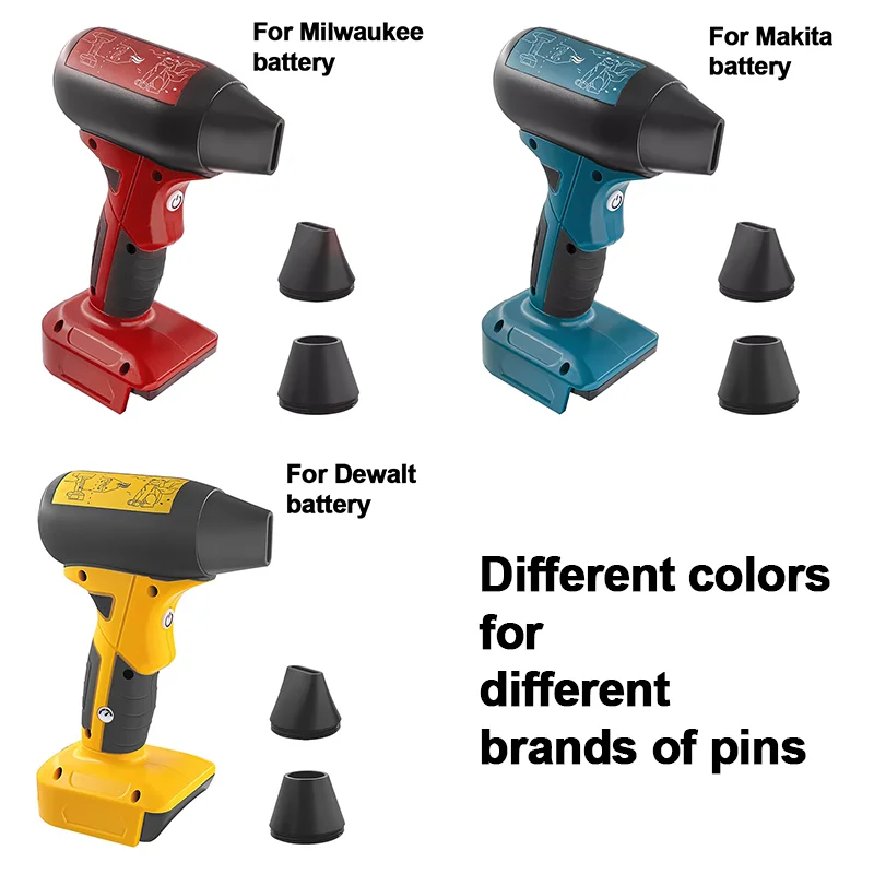 Cordless Air Blower Dusting Machine Multifunction Dust Blower Inflator Portable Turbo Jet Fan For Makita/Dewalt 18V Battery Pin