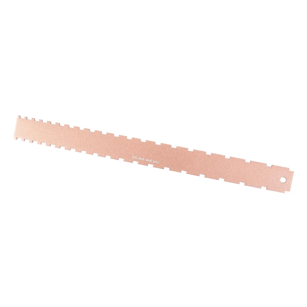 

Aluminum Height Gauge Guitar Bass Acoustic Measuring Tool Dual Scale Metal Ruler String Instruments Frets