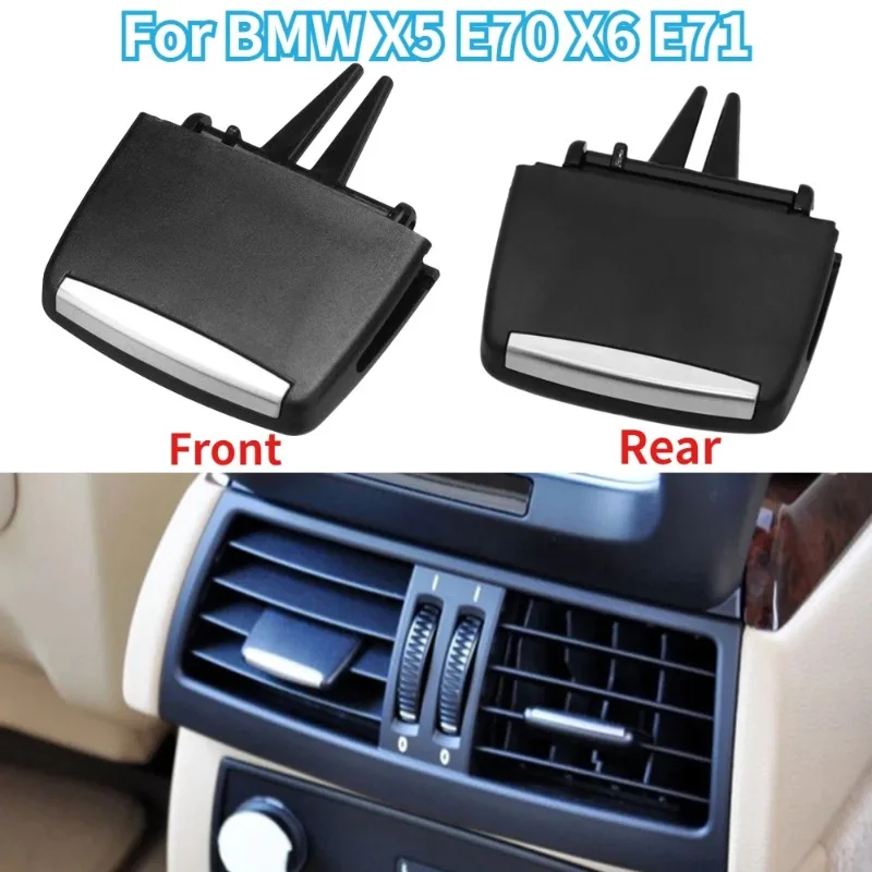 QIANBAI Front Rear Fresh Air Conditioning AC Vent Grille Slider Clip Repair Kit for BMW X5 X6 E70 E71 Car Accessories