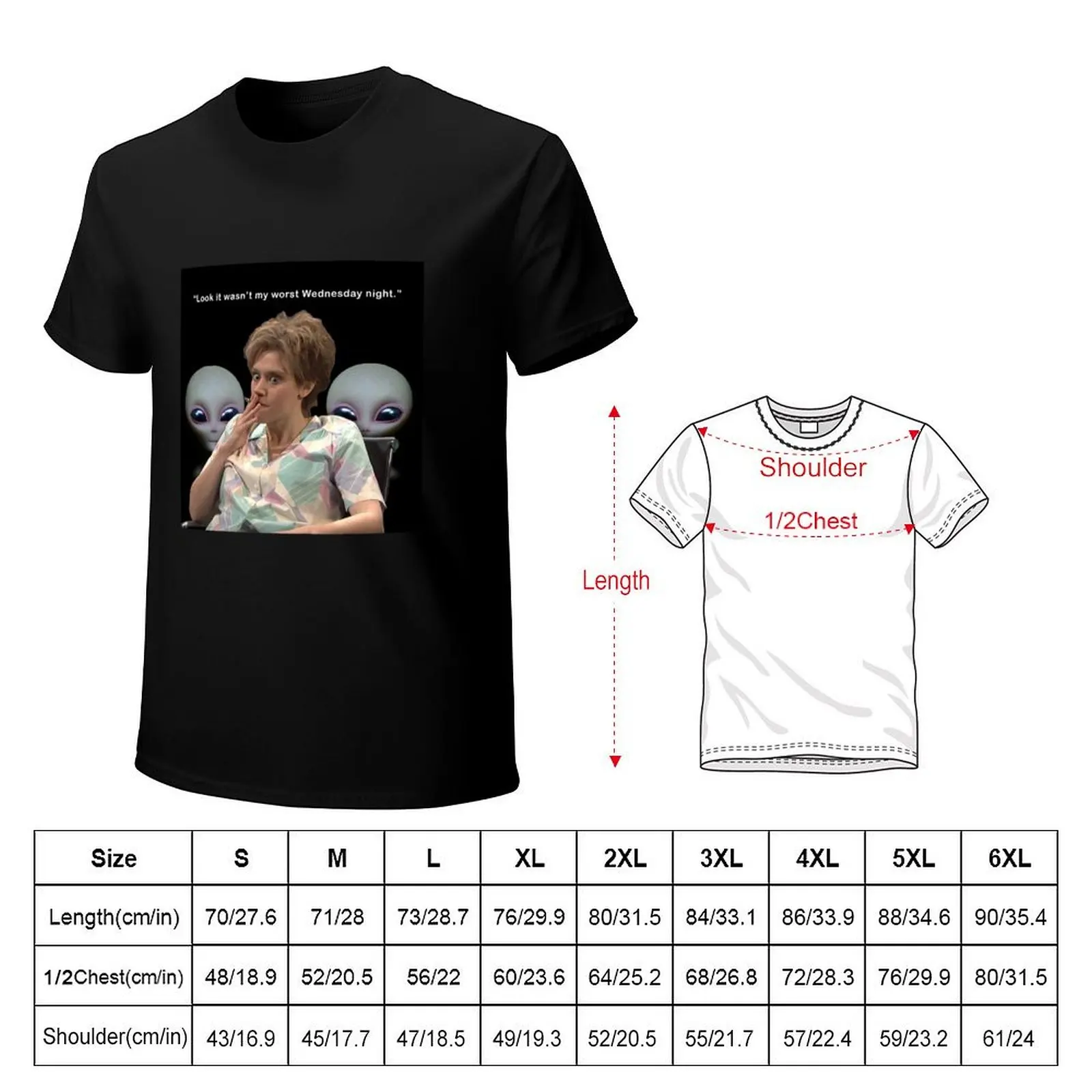 Kate Mckinnon Aliens T-Shirt Plus Size Simple Casual Top