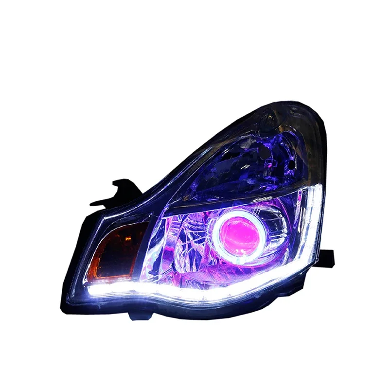 Customized Full LED Headlights For Nissan SYLPHY 2006-2012 Bi-xenon Projector Lens Front Lamps With DRL