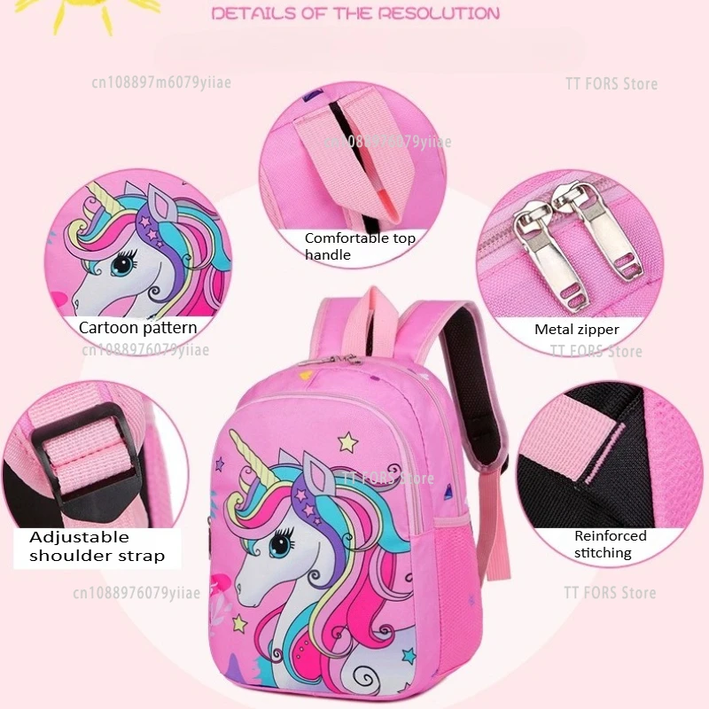 ยูนิคอร์นกระเป๋านักเรียนเด็กกระเป๋าเป้สะพายหลังการ์ตูนกระเป๋าเป้สะพายหลังกันน้ำแฟชั่นกระเป๋าเป้สะพายหลังฮาโลวีนคริสต์มาสเด็กของขวัญวันเกิด