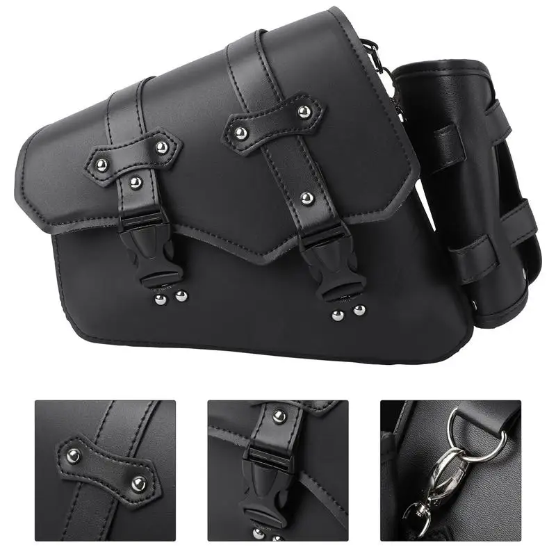 

Bag Motorcycle Motorcycle Saddle Tail Side Bags Tool lag water proof Bike Box Pu Swingarm Panniers back pack Travel