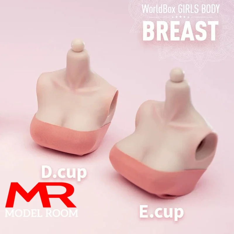 Worldbox 1/6 Weiblicher Großer Ersatzbrustkorb E-Cup G-Cup Körperzubehör Modell Passend für AT201 AT202 AT203 AT206 AT210 Actionfigur