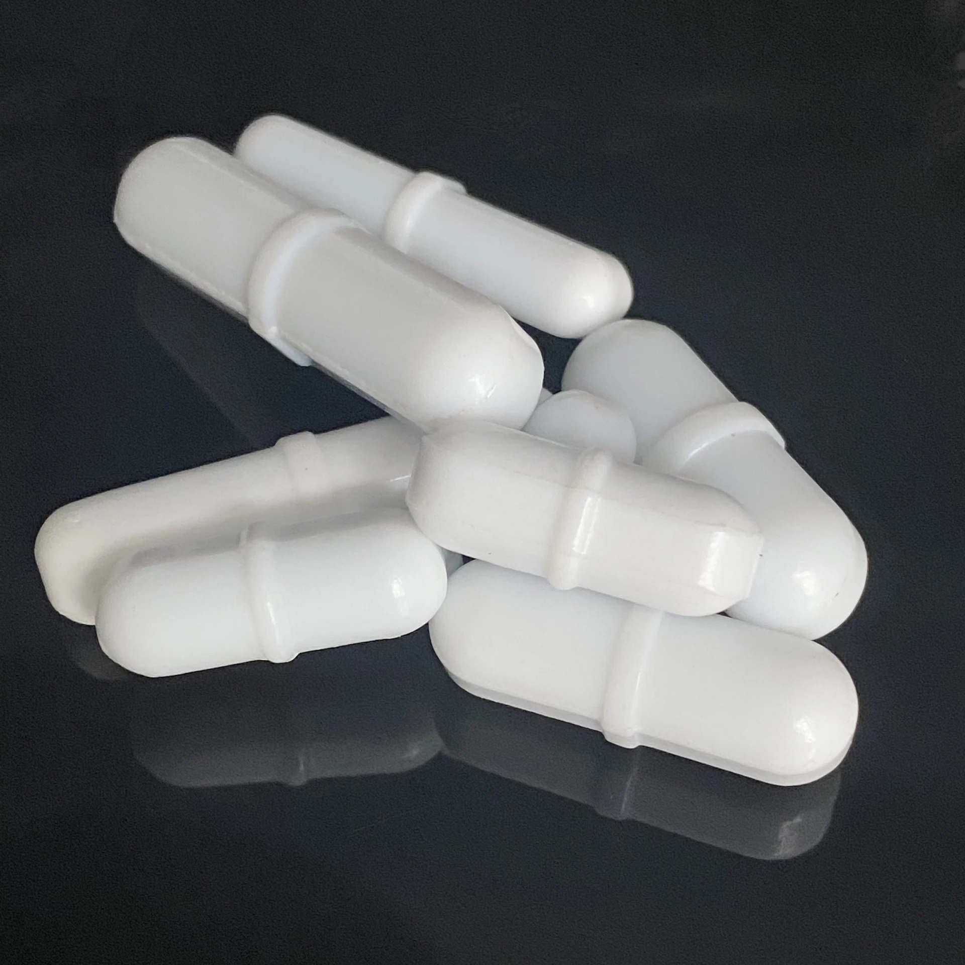 5Pcs Laboratory Magnetic Bar Cylindrical Magnetic Stirrer Rod Stirrer- Mixer Stir Bars Magnetic Stirrer School Laboratory