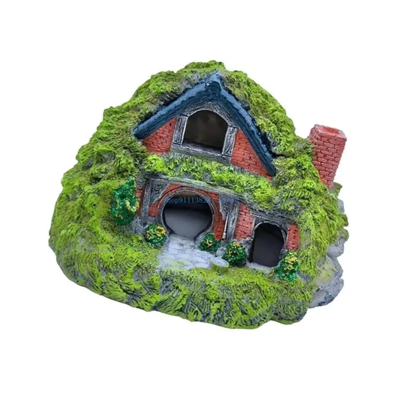 

H05E Aquariums Ornaments Landscape Condo Figurine for Fish Tanks Habitat Decors