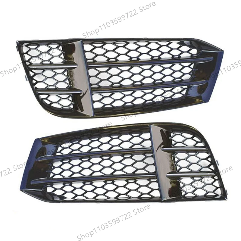 For Audi RS5 B8.5 2013 2014 2015 2016 Auto Side Front Bumper Honeycomb Mesh Fog Light Grille Grill Cover Car Accessories