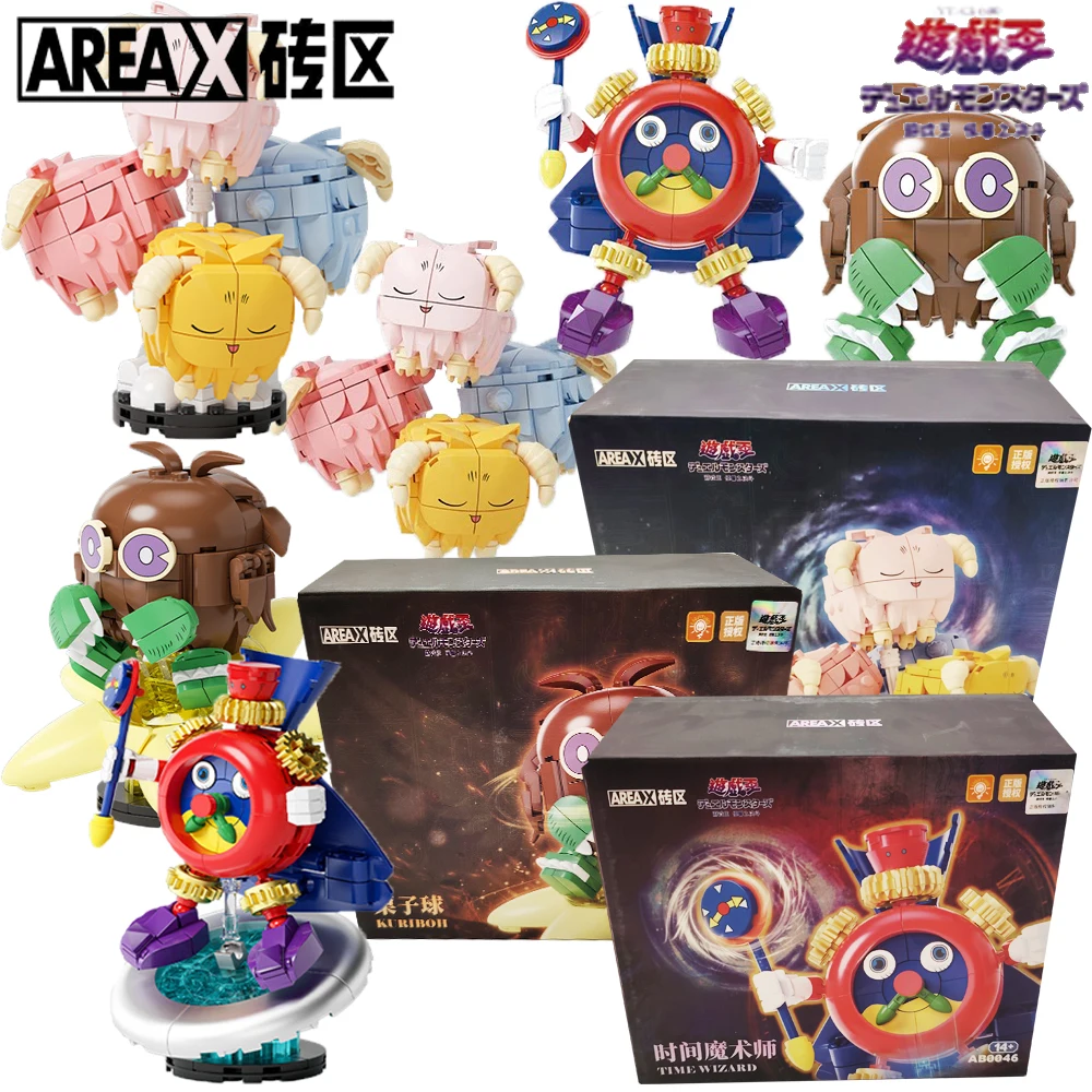 

New AREA-X Genuine Official Yu Gi Oh Blocks High Quality Japanese Anime Trendy Model Ornament Fun Peripheral Toys Birthday Gifts