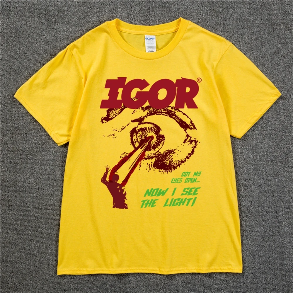 Wang Igor Tyler The Creator Rapper Hip Hop Music Shirt Cotton Men T Shirt Casual Short Sleeve Tee Unisex Swag Tshirt Graphic Top