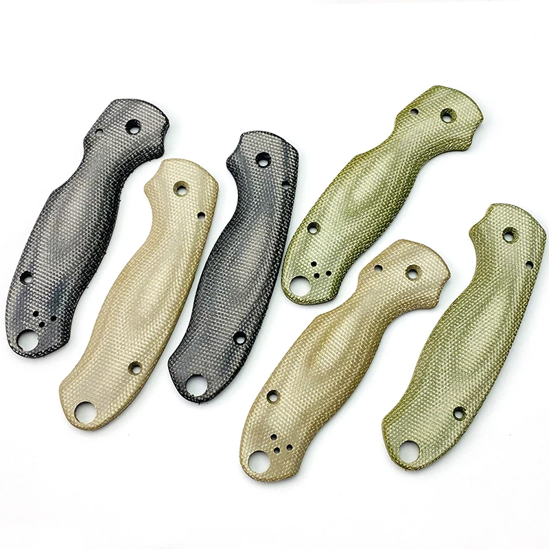 Custom Micarta handles For Spyderco Para 3