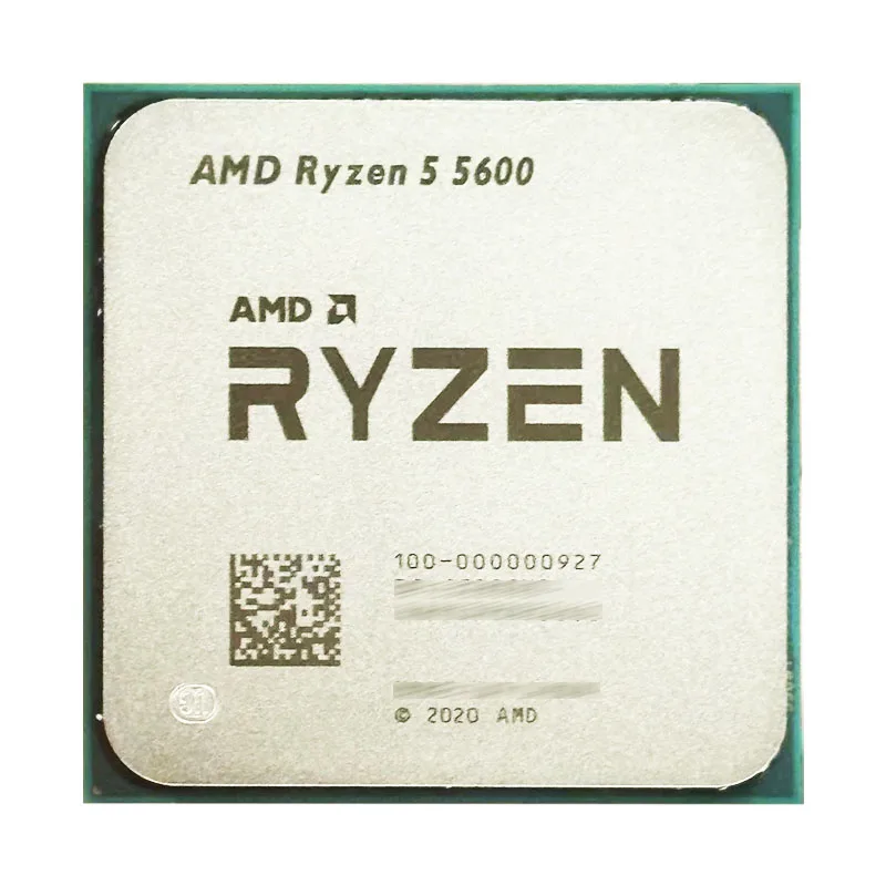 

AMD R5 5600 Ryzen 5 5600 R5 5600 New 3.5 GHz 6-Core 12-Thread CPU 7NM L3=32M 100-000000927 Socket AM4 but without cooler