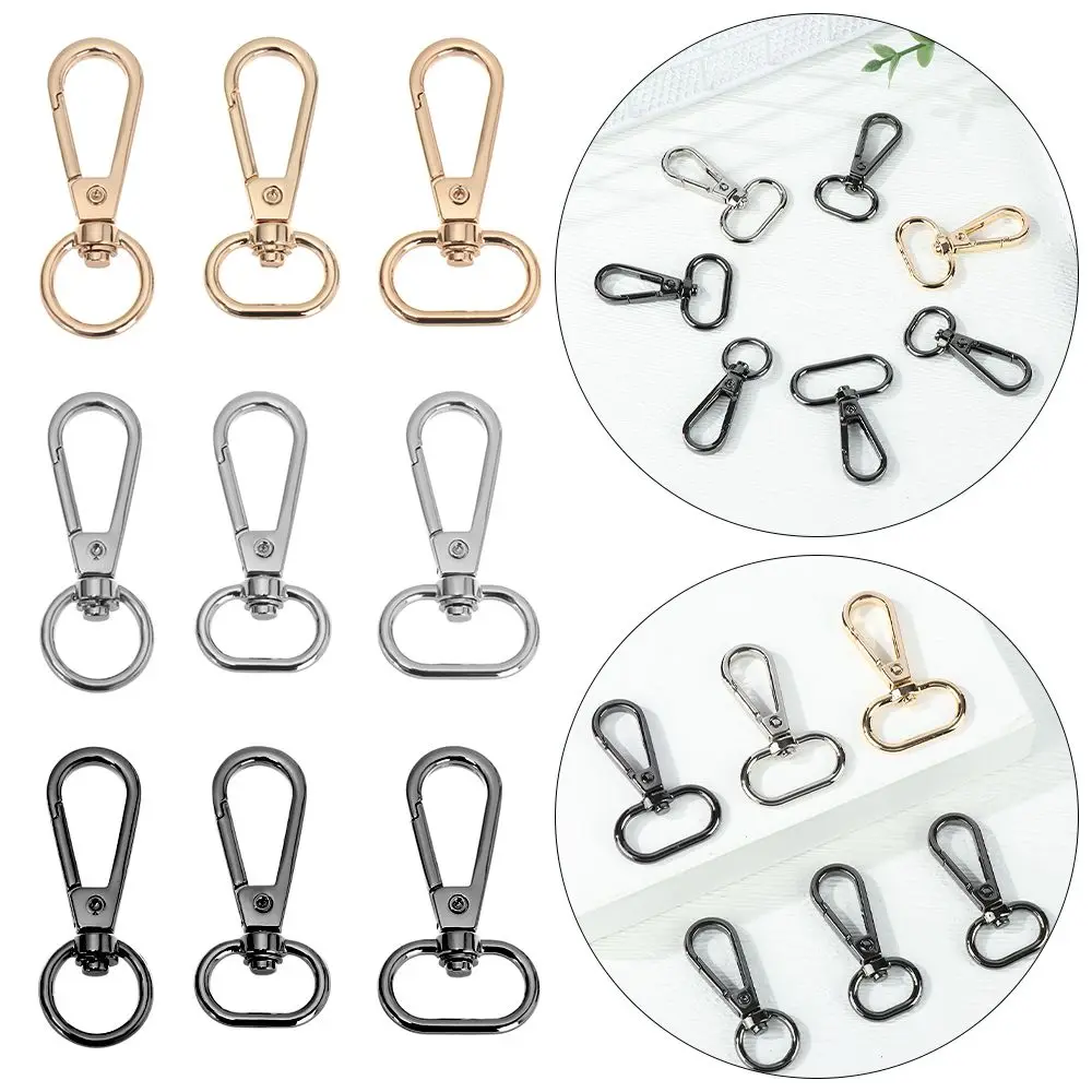 1pcs Hardware Bag Part Accessories DIY KeyChain Bags Strap Buckles Collar Carabiner Snap Hook Lobster Clasp