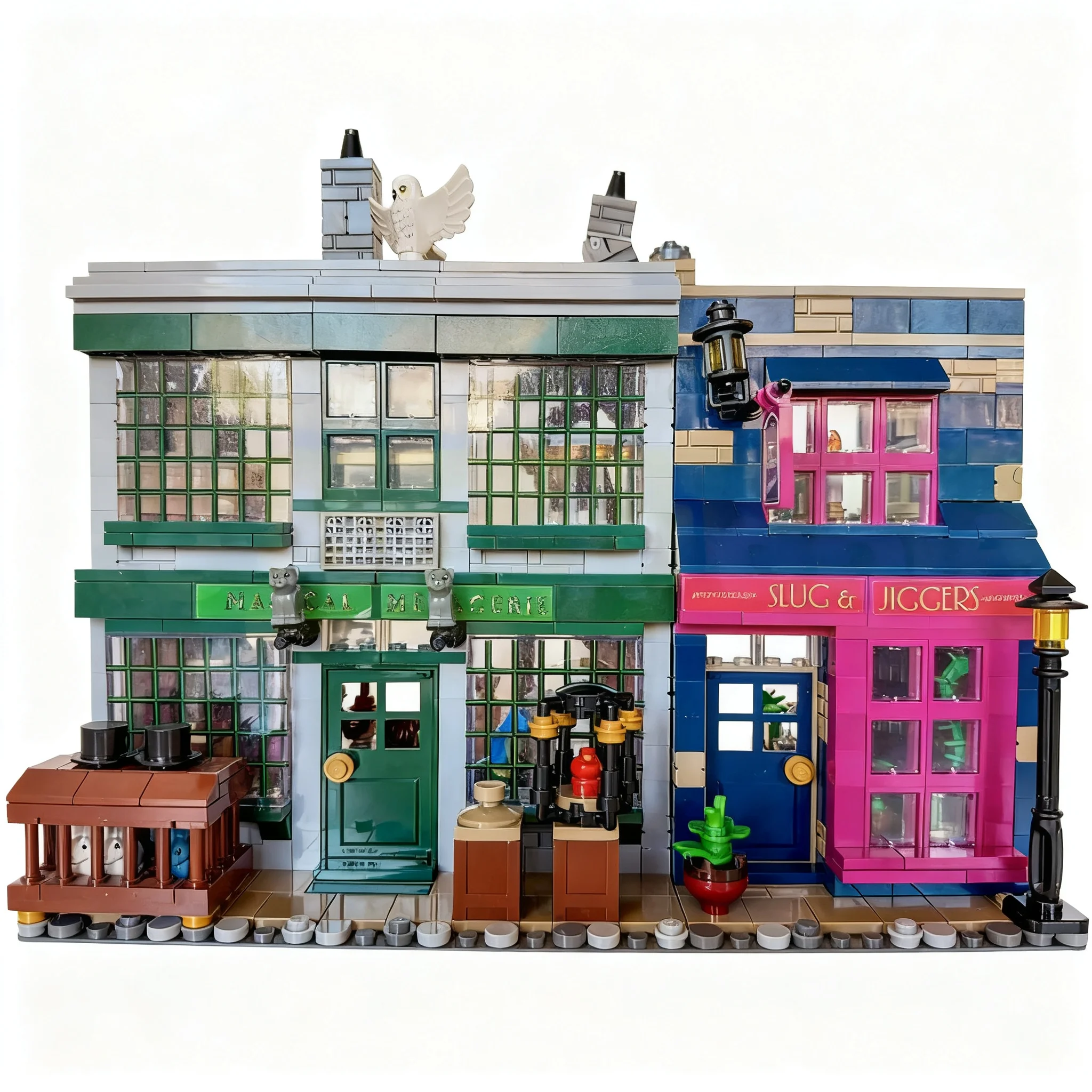 1198pcs MOC Harry Magical Menagerie Slug & Jiggers Apothacary Model Building Blocks Christmas Gift Toy Construction 3D Display