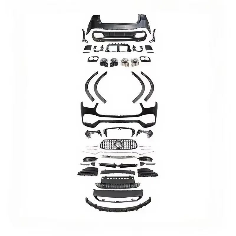 

Suitable for GLE350 GLE450 Modified GLE53 Front Bumper Grille Wheel Arches Rear Bumper Lip and Throat
