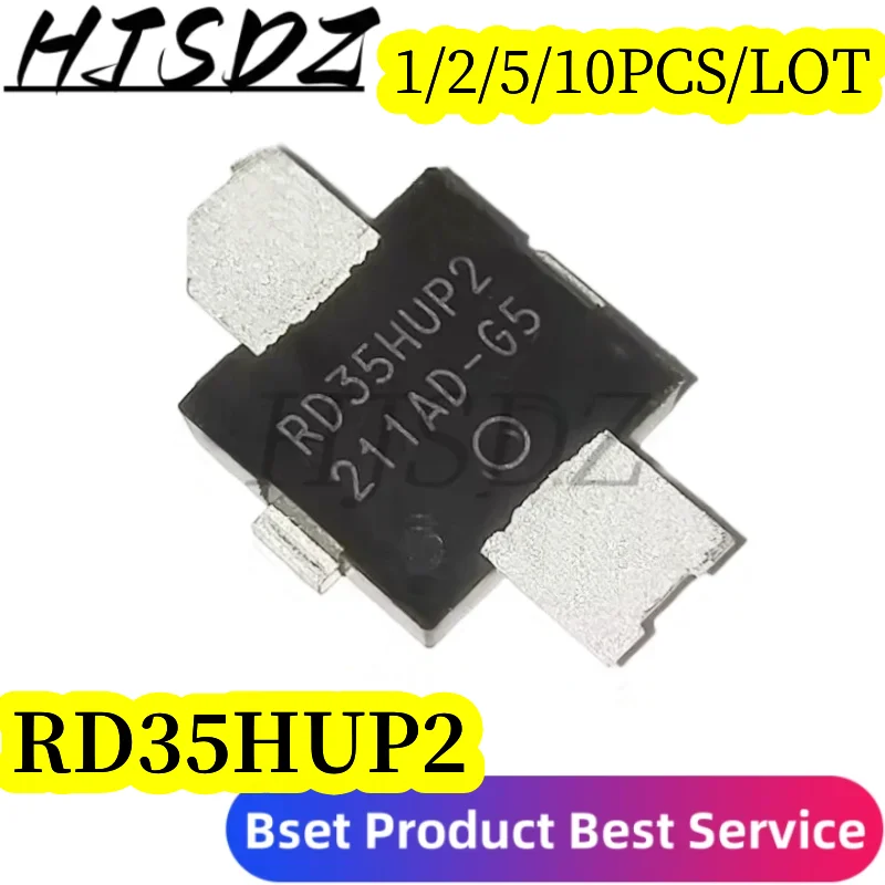 Transistor de potencia de silicio MOSFET RD35HUP2 RD35HUP2-T5105 RD35 HUP2, 175MHz, 530MHz,35W, 12,5 V, nuevo y ORIGINAL, 1 piez