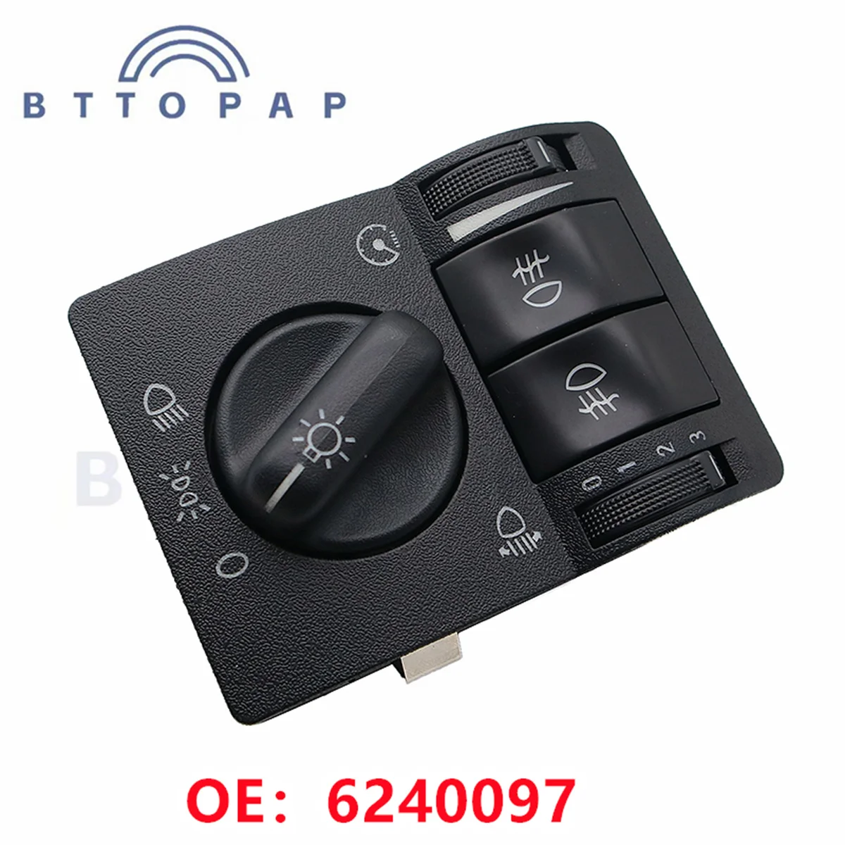 6240097 For Opel Vauxhall Vectra B Zafira A Astra G 1999-2008 Headlight Fog Lamp Main Light Switch Control 90437439 90437440
