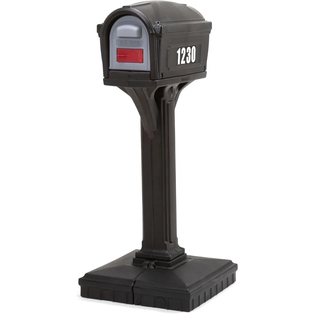 American Home 42002R-04 Dig-Free Easy Up Classic Mailbox – Schwarz