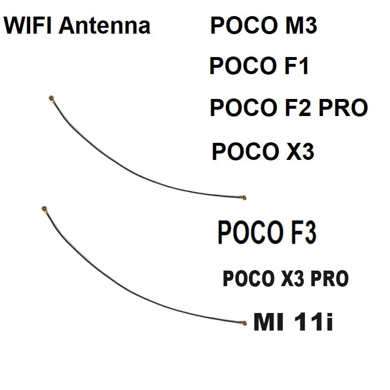 Cable flexible de antena de cinta aérea, piezas de reparación de Cable, Wifi para Xiaomi Poco X3, F1, M3, F2, M4 Pro, F3, MI 11i, 11X, 11 Lite