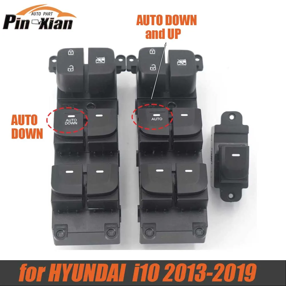 

93570B4010 93570B4030 93580B4500 Window Control Switch panel Power Master Window Switch for HYUNDAI i10 2013-2019 keypad