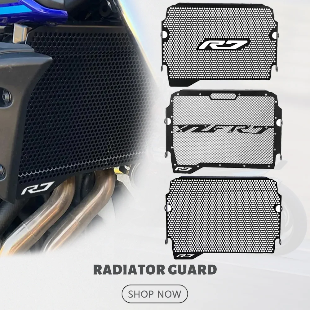 

For Yamaha R7 YZF-R7 YZFR7 YZF R7 2021 2022 2023 2024 Motorcycle Accessories Radiator Grille Guard Protection Water Tank Guard