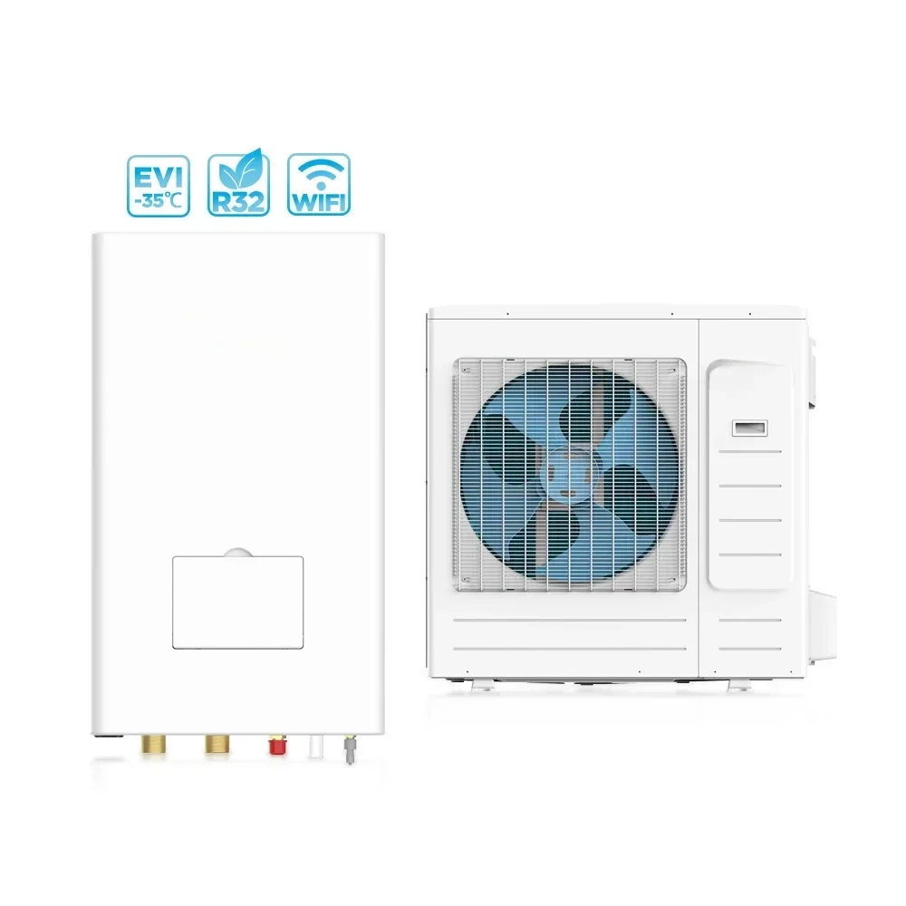 Factory Direct Sales Energy Saving Heat Pump Water A+++ R32 Inverter Air Source Pumps for Cooling Simple Operation