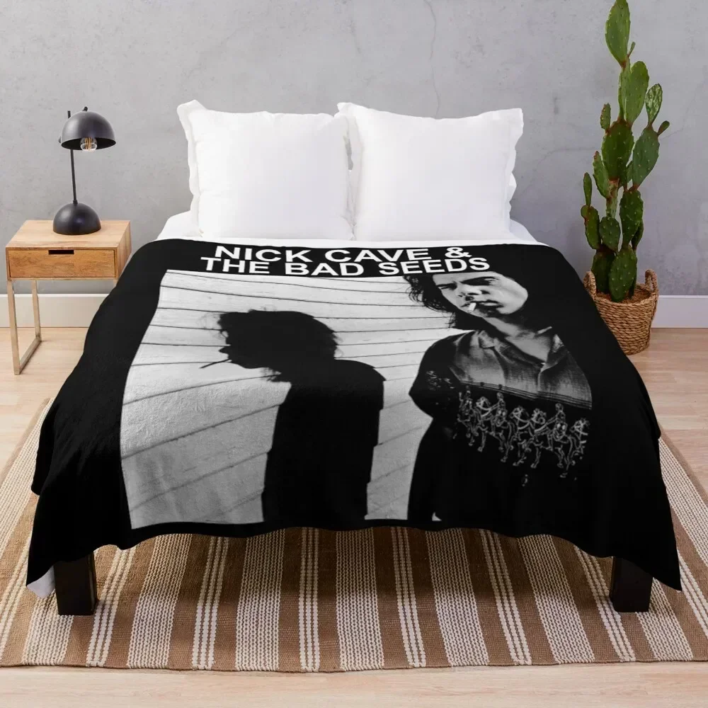 

classic black nick cave Throw Blanket halloween Luxury Brand Soft Big Winter beds Blankets