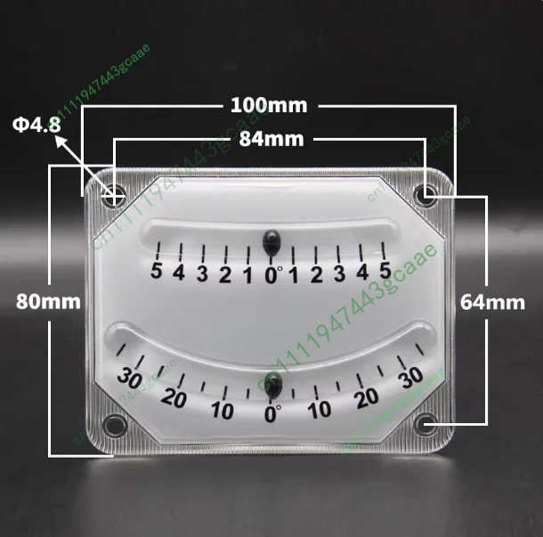 High Precision Measurement Angle Inclination Instrument Level Double Tube Steel Ball Angle Meter