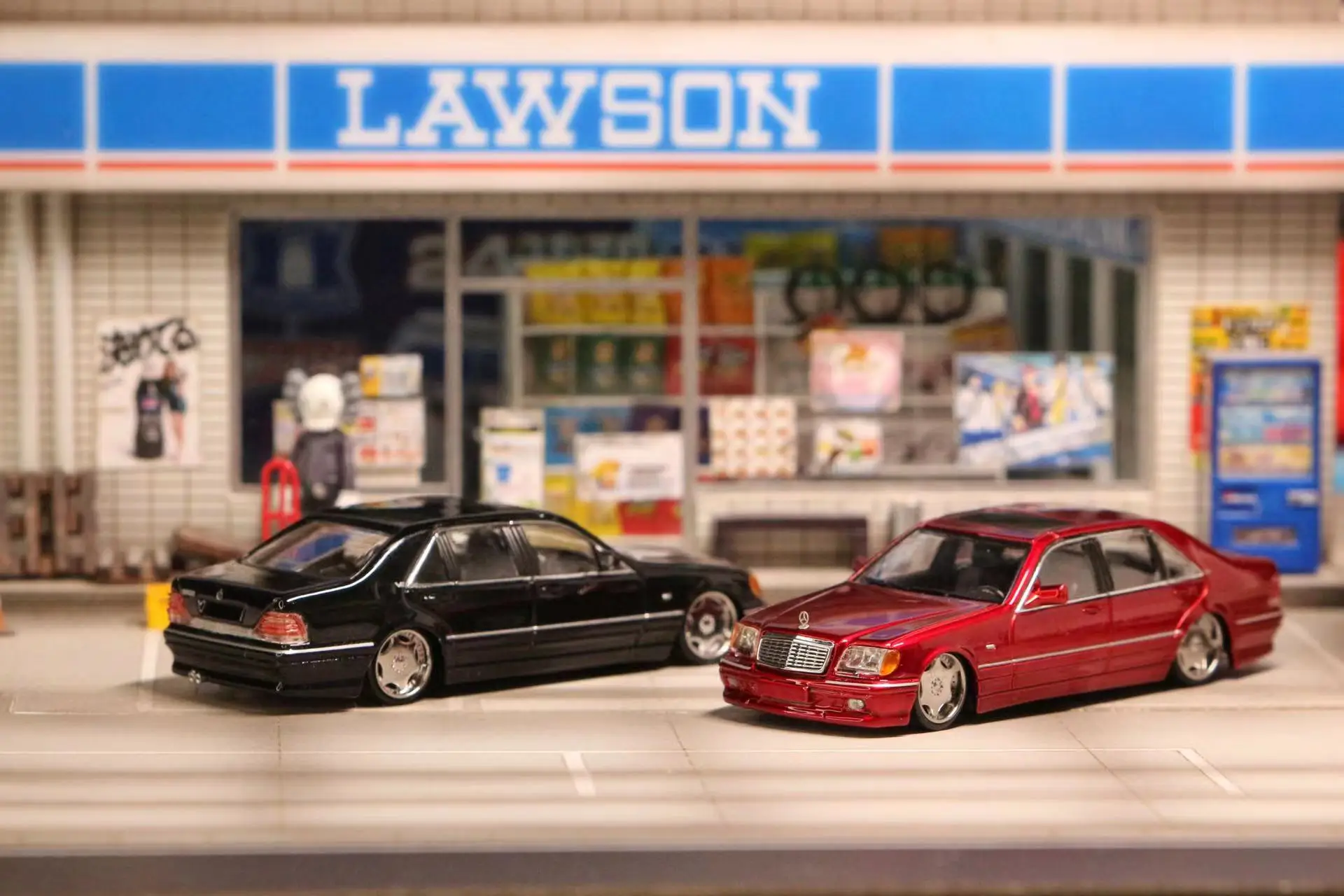 Street Weapon 1/64  560SEL W140 Car Model