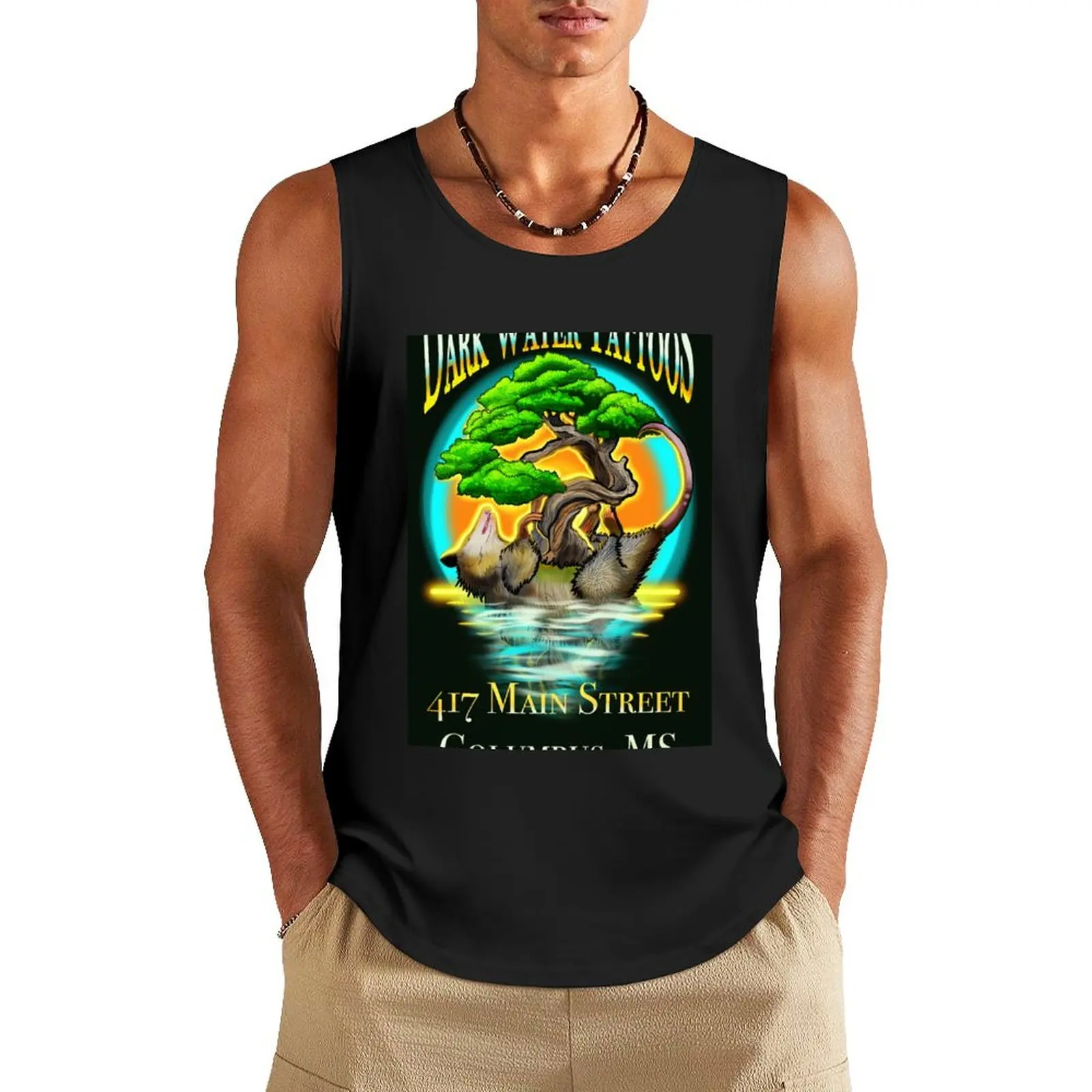 

Possum town circleoflife Tank Top mens designer clothes Men's sleeveless t-shirt Sports shirt man gym training accessories