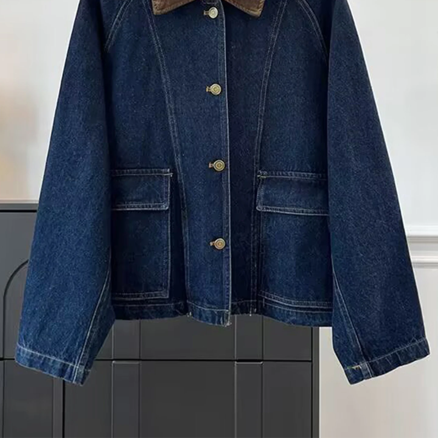 

Faionable ort Denim Jaet, женское осеннее новое поступление 2022, универсальное повседневное шикарное женское пальто от Z