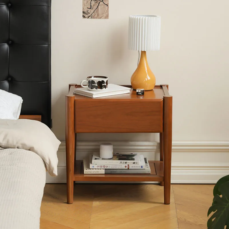 

Простая китайская прикроватная тумбочка для гостиной, мобильная кофейная деревянная прикроватная тумбочка, реплика маленькой мебели Mesa De Cabeceira, экономящая место