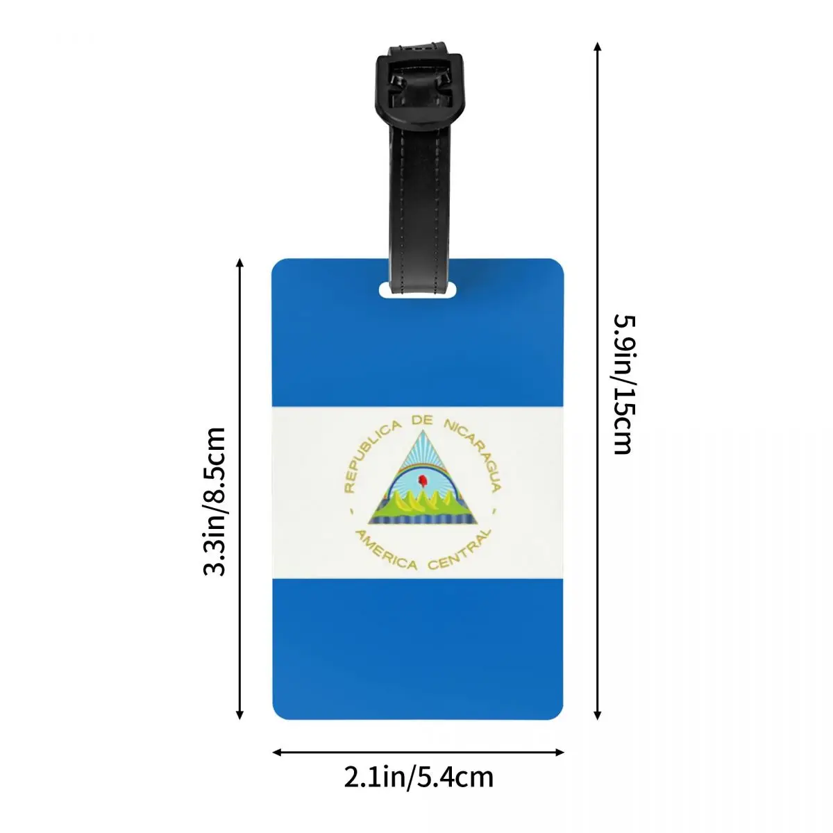 Étiquette de bagage personnalisée pour valise de voyage, sensation d'eau coaxiale, couverture de confidentialité, étiquette d'identification