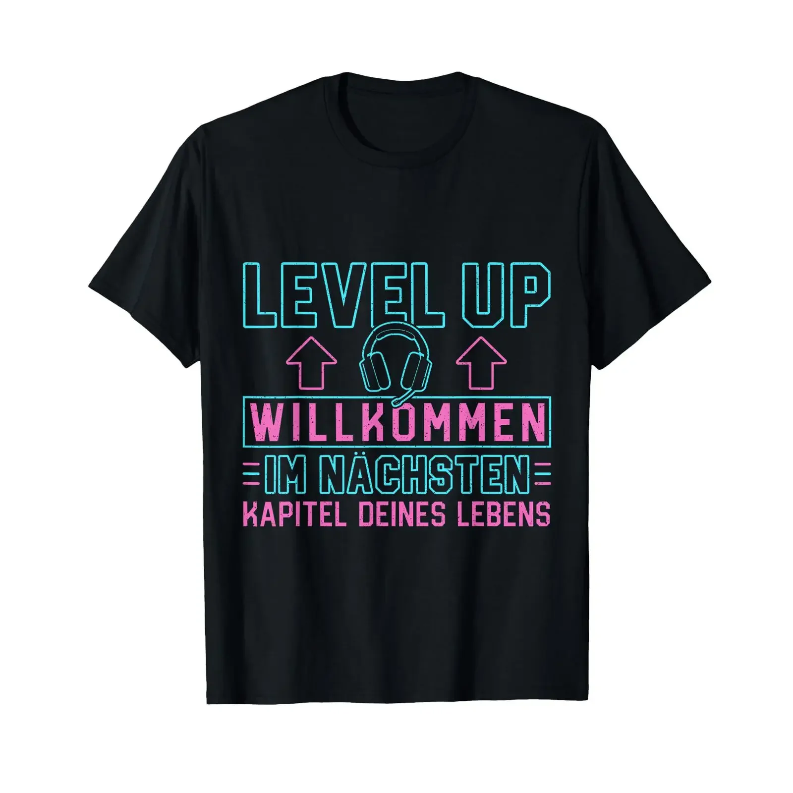 Jugendweihe 2025 Level Up Willkommen im Nächsten Kapital T Shirt black vintage Washed designer clothes Casual