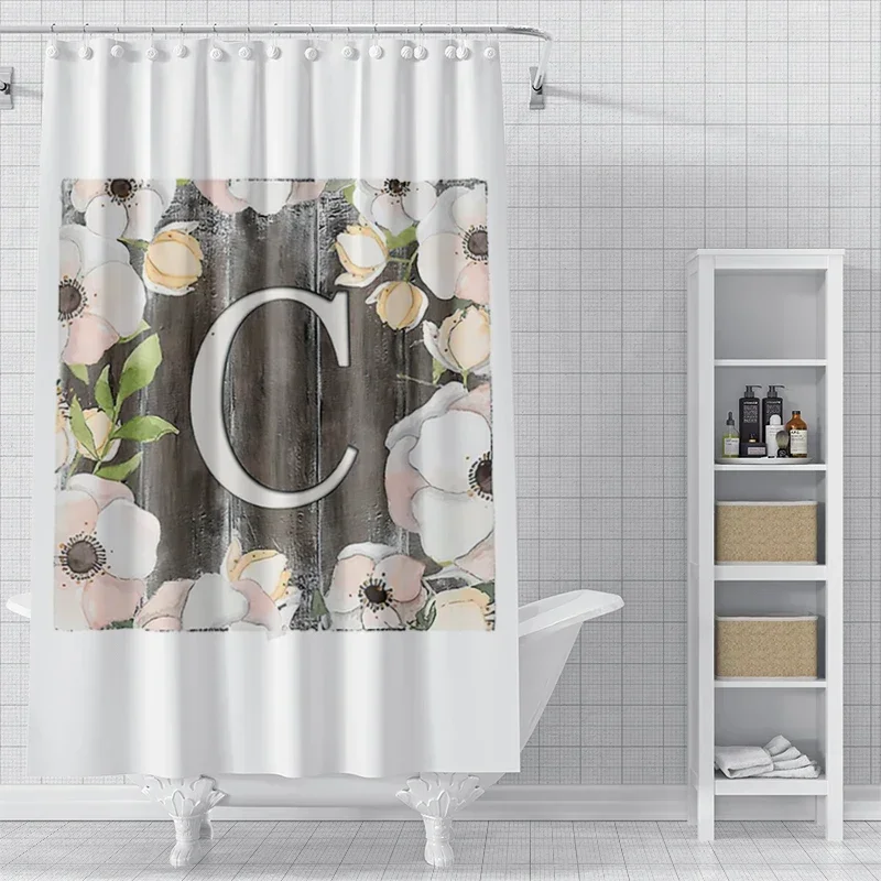 Home decor 26 letter shower curtains for bathroom waterproof fabric bathroom Curtains modern shower curtain 180x200 240x200