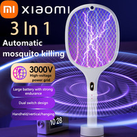Xiaomi Electric Mosquito Swatter 3 In 1 Multi Functional Portable Handheld USB Rechargeable Mosquito Killer Triple-layer Mesh