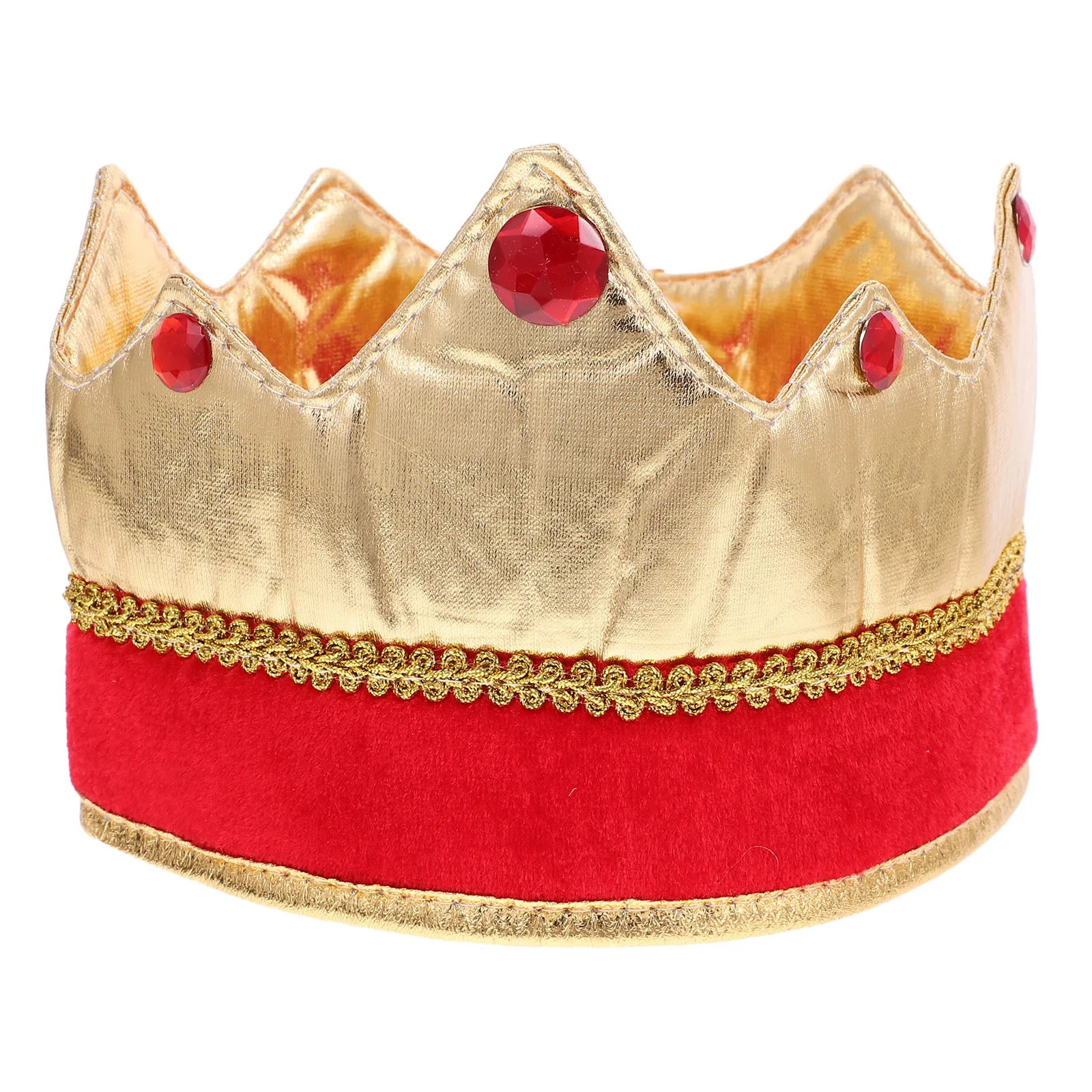 قبعة الملك القماشية التأثيرية، قبعة لعب الأدوار المزخرفة، ملحقات أداء كرنفال الهالوين