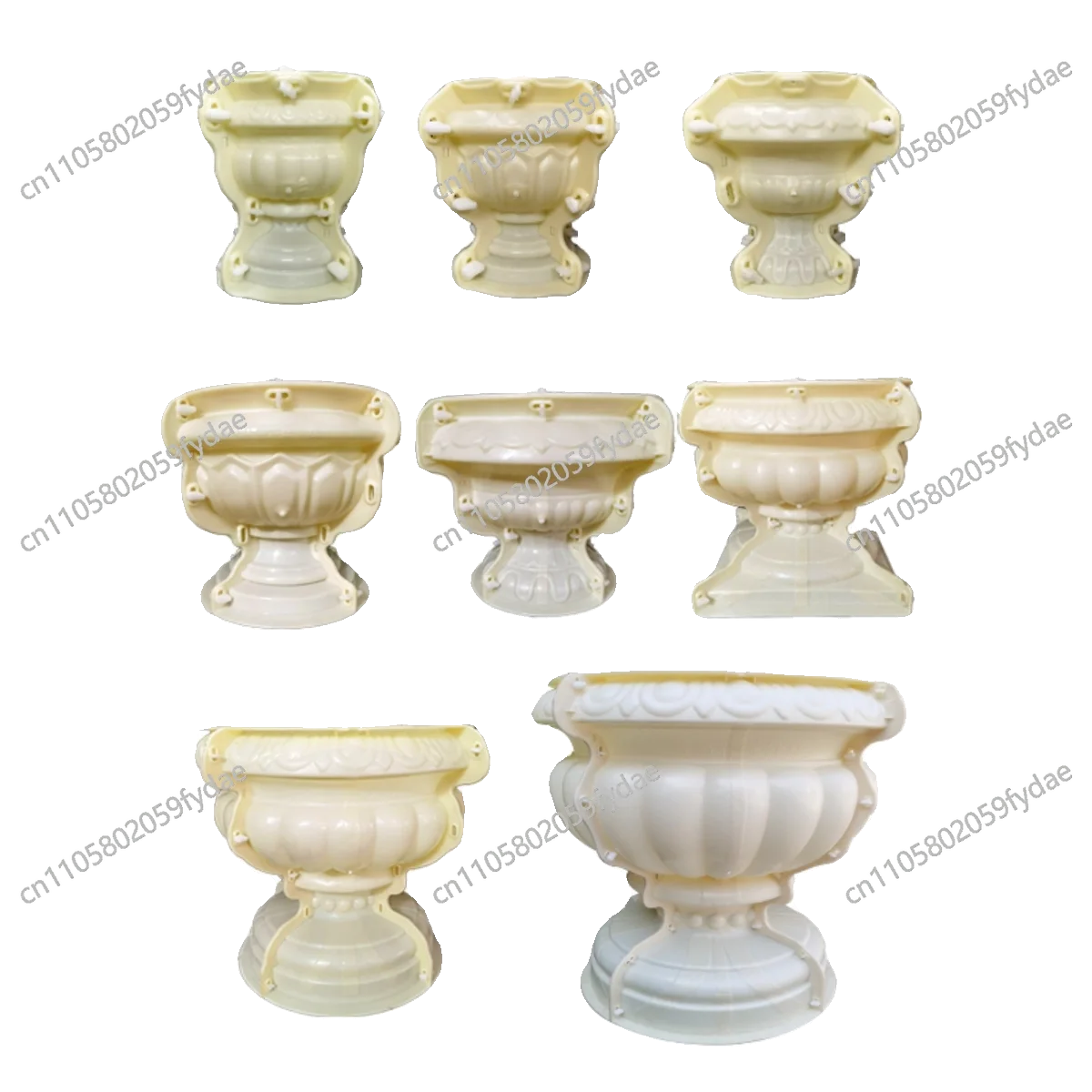 Resin Soap Making Moulds Craft Flower Pot Bonsai Planter Vase Storage Box Concrete Plastic Mold For DIY Crafts