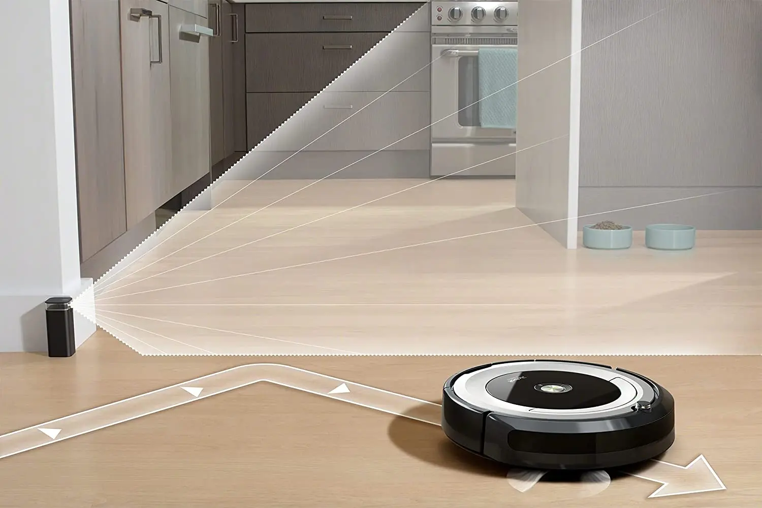 Dual Mode Virtuele Muur Barrière Voor Irobot Roomba 600 650 675 700 770 880 900 960 980 E5 I3 I7 serie Stofzuiger Onderdelen