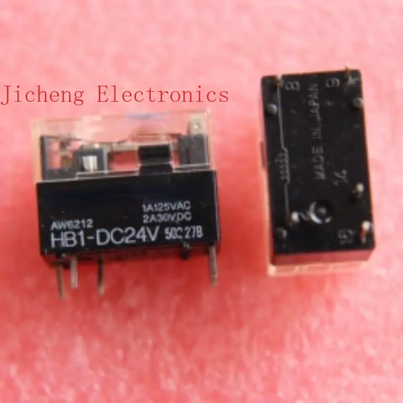 5PCS HB1-DC24V Relay 24V 4-pin Brand New